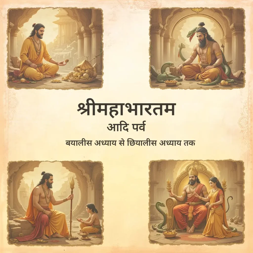 Mahabharata Adi Parva Chapter 42 to 46 Mahabharata Adi Parva Chapter 42 to 46
