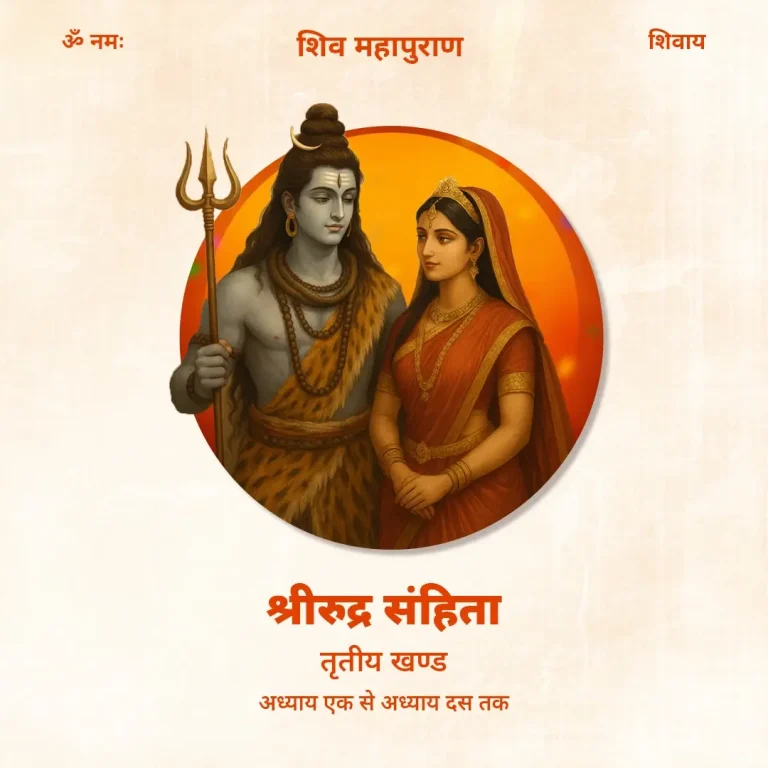 Rudra Samhita Khand-3 Chapter 1 to 10