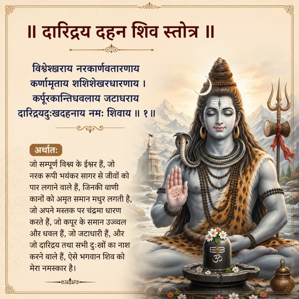 Daridra Dahan Shiv Stotra Daridra Dahan Shiv Stotra