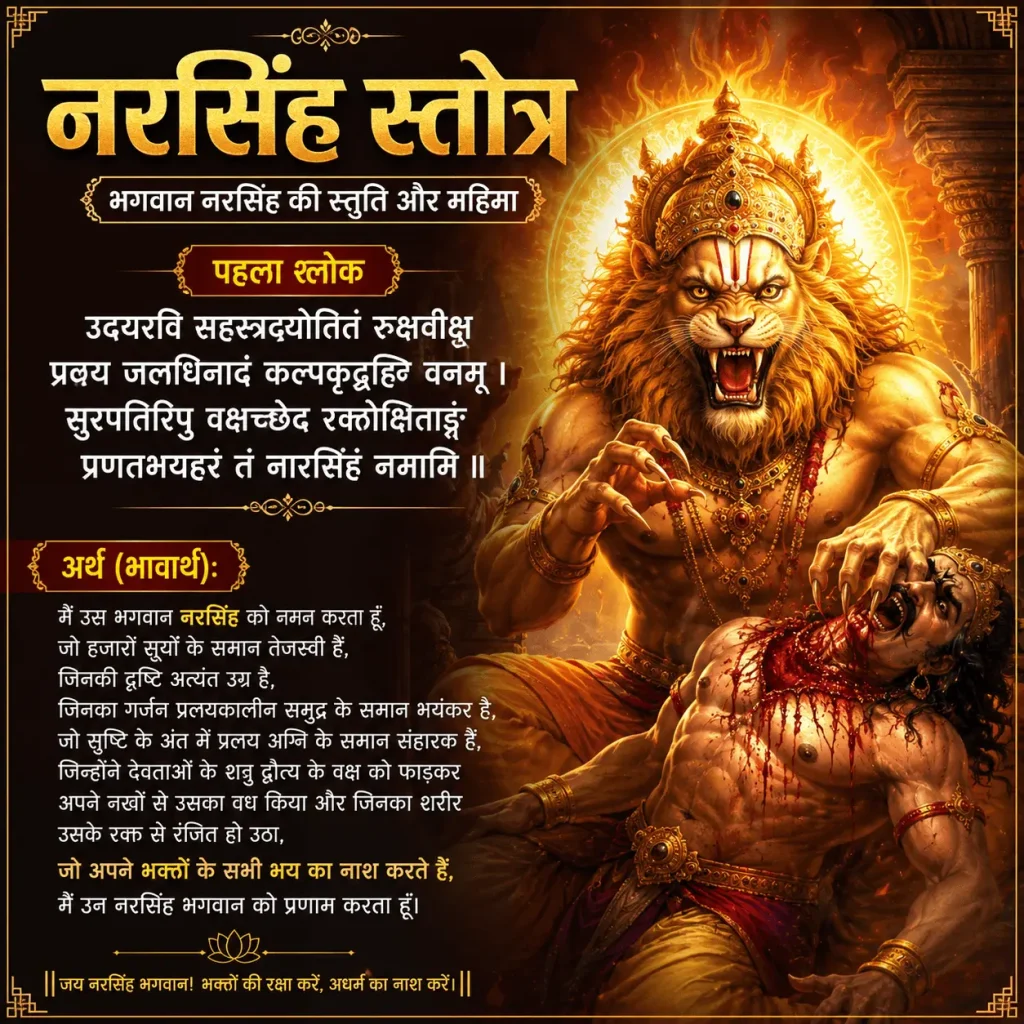 Narasimha Stotra Narasimha Stotra