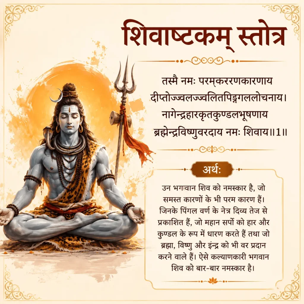 Shivashtakam Stotram Shivashtakam Stotram